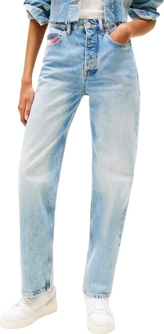 Jeans Tommy Hilfiger Jeans femra, të kaltërta të çelta