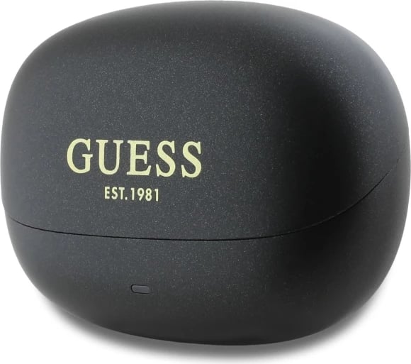 Kufje Guess GUTWST88MCTGK TWS me dok stacion, Capsule Printed Logo, e zezë