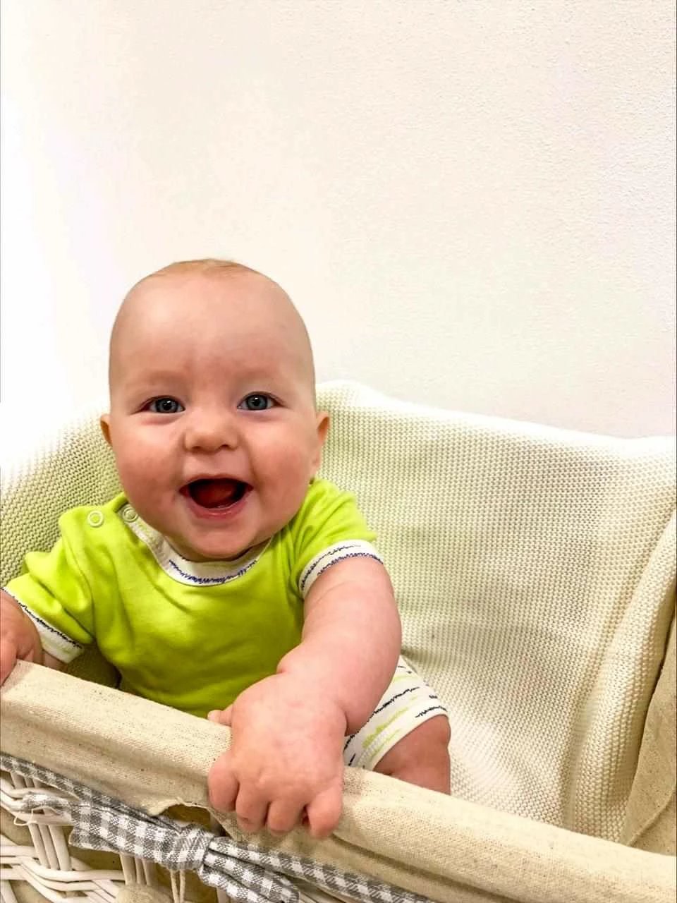 Kombinezon veror bebe djalë, New Baby Summertime, 100% pambuk, madhësi 56 (0-3m), jeshile