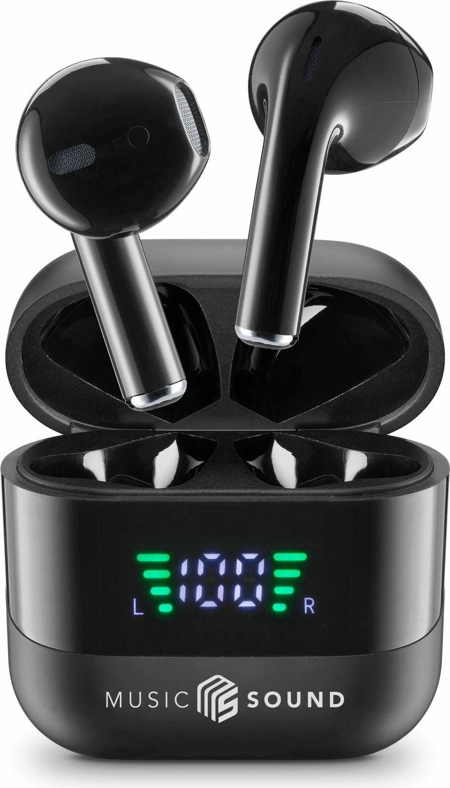 Kufje wireless Cellular Line Music Sound 8018080488603, Bluetooth 5.3, 30 orë, e zezë Kufje wireless Cellular Line Music Sound 8018080488603, Bluetooth 5.3, 30 orë, e zezë