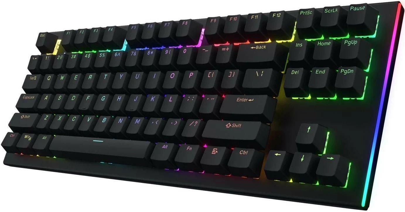 Tastierë mekanike Hator Gravity X TKL, RGB, HATOR Aurum Orange Linear, USB, e zezë