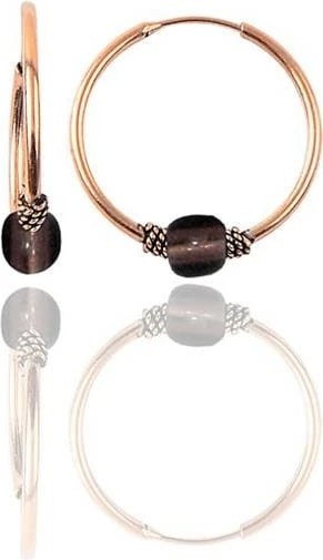 Vathë argjendi ngjyrë rozë gold Jumeon, 11282ROS, 12mm