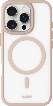 Mbështjellës LAUT Huex Protect MagSafe për iPhone 16 Pro, bezhë