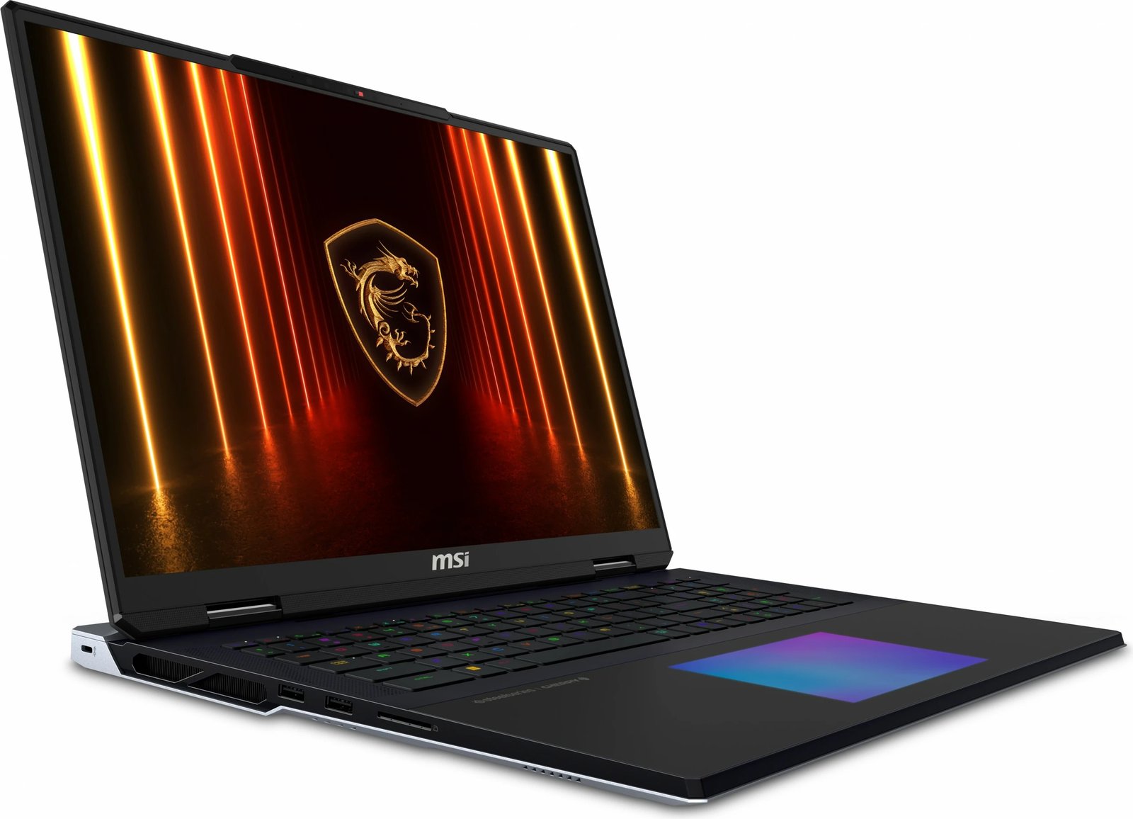 Laptop MSI Titan 18 HX AI A2XWJG-656, Intel Core Ultra 9 285HX, RTX 5090, 64GB RAM, 6TB SSD, 18", black silver