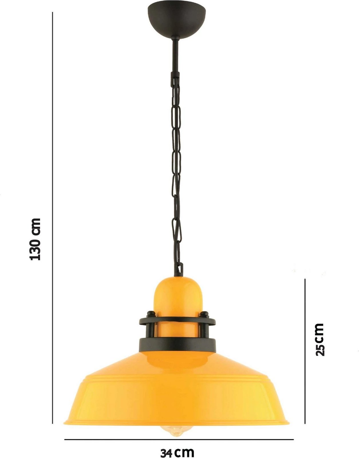 Llambë tavani Opviq, RT-48, ngjyrë e verdhë