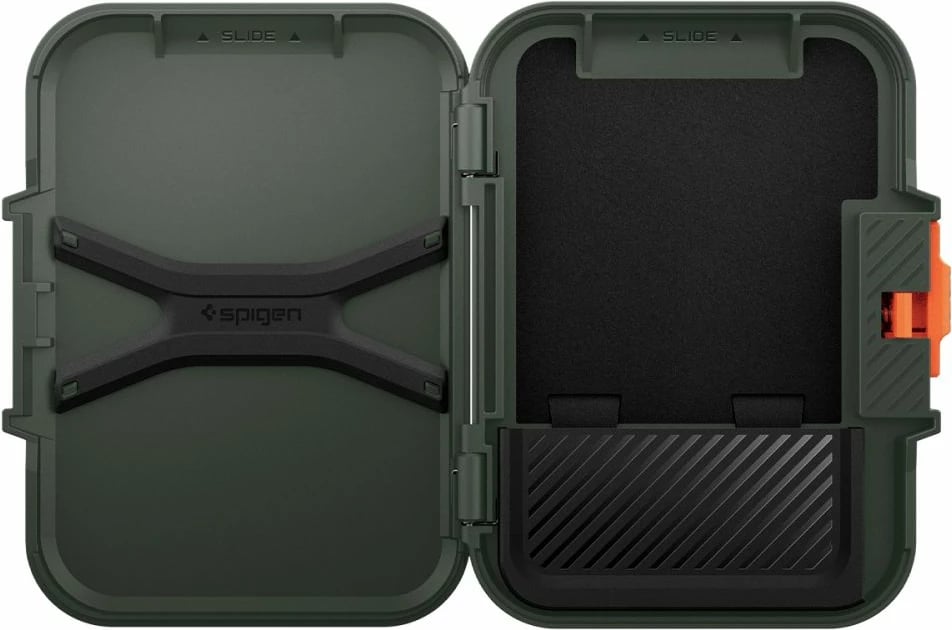 Mbështjellës Spigen Lock Fit MagSafe për karta, i gjelbër