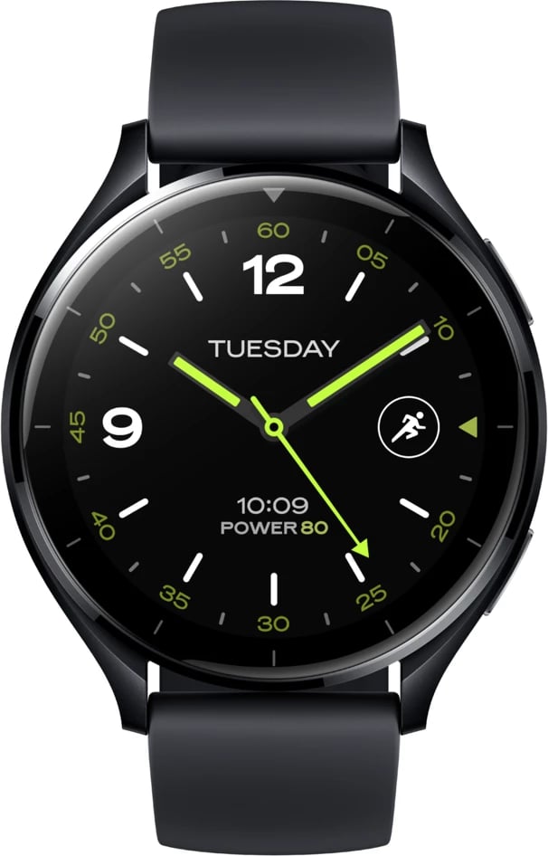 Smartwatch XIAOMI WATCH 2 4G, me kasë të zezë dhe rrip TPU të zi