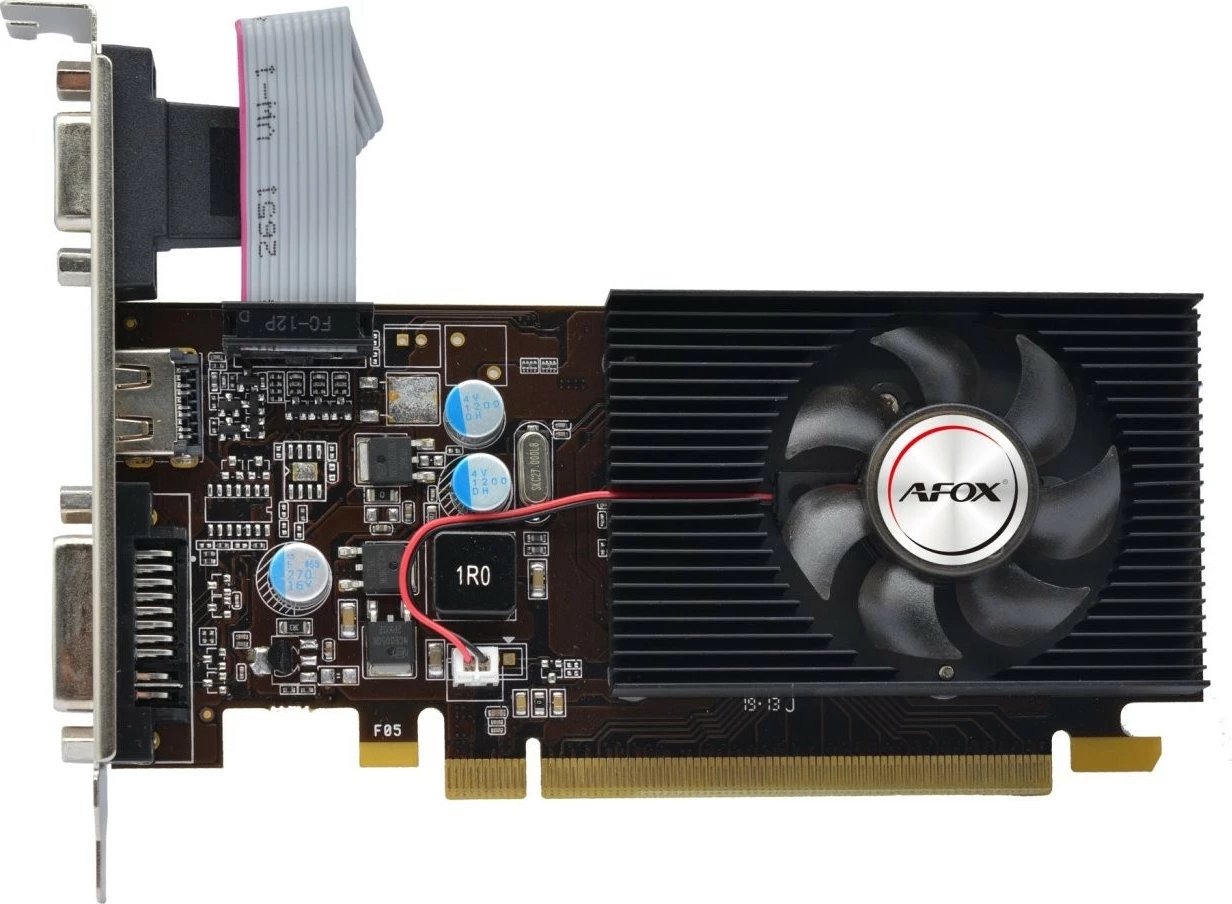 Kartelë grafike AFOX Geforce GT210, 1GB DDR2, 64-bit, HDMI DVI VGA, Low Profile Fan