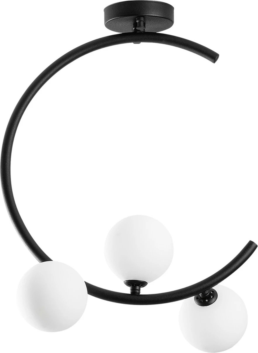 Llambë tavani Opviq, Luminar - 14135, metal i zi, 35x20x50cm