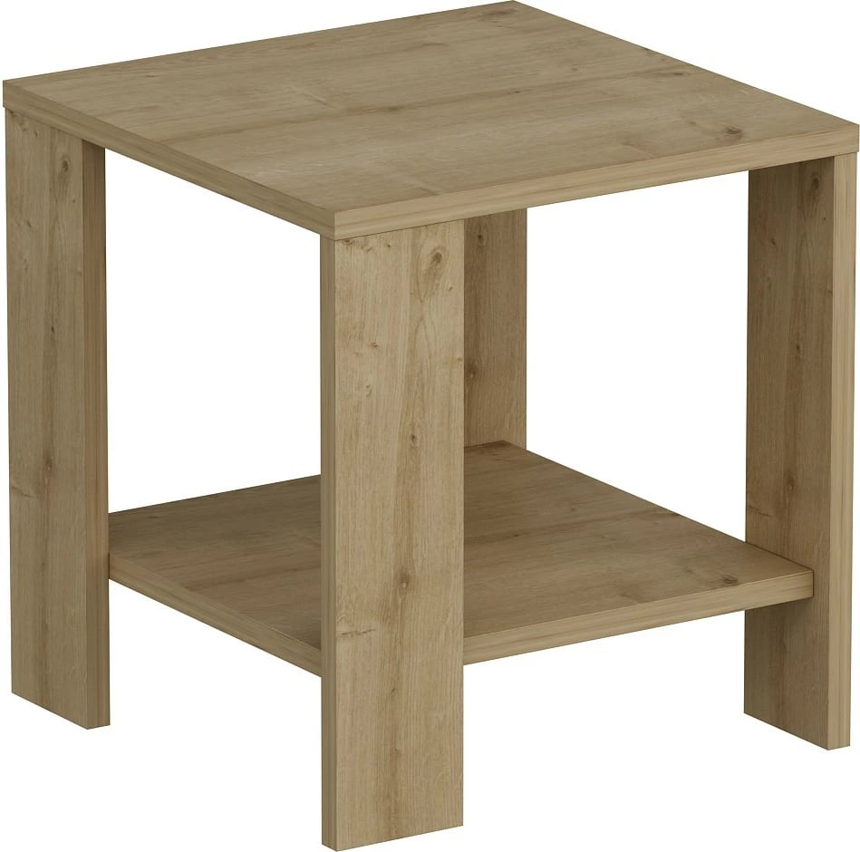 Tavolinë anësore Hanah Home, Midi Yan, ngjyrë Sapphire Oak