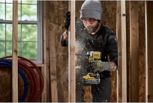 Makine goditëse DeWalt DCF860N-XJ, 18V, brushless, 1.1 kg, verdhë/zezë