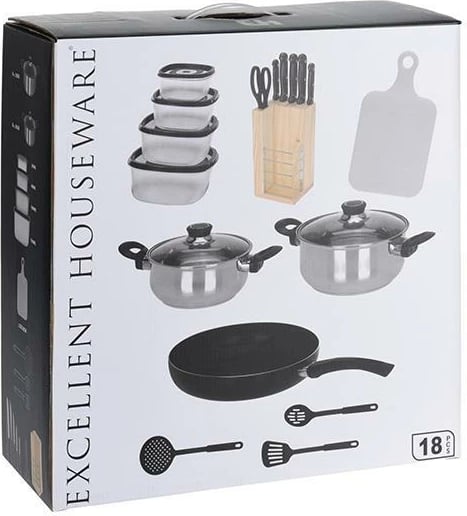 Set enësh për gatim KOOPMAN 18 pjesë