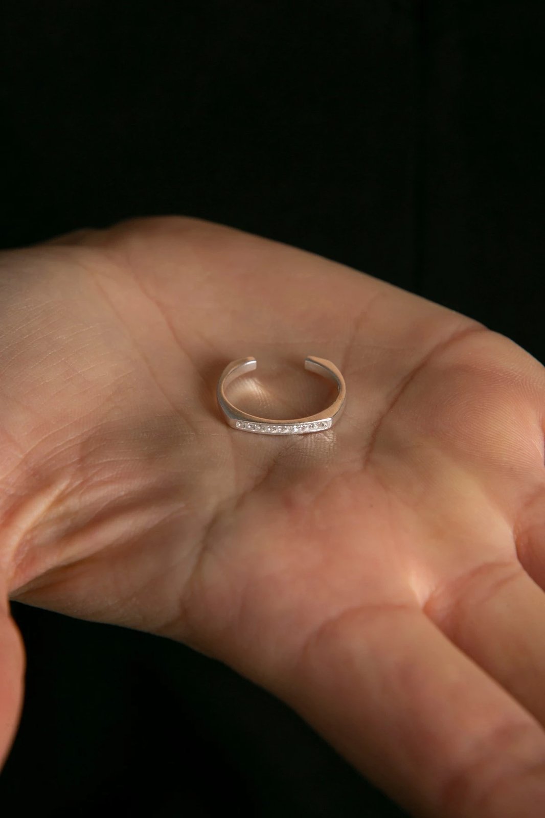 Unazë argjendi Elika, ngjyrë argjendi, FA182942G