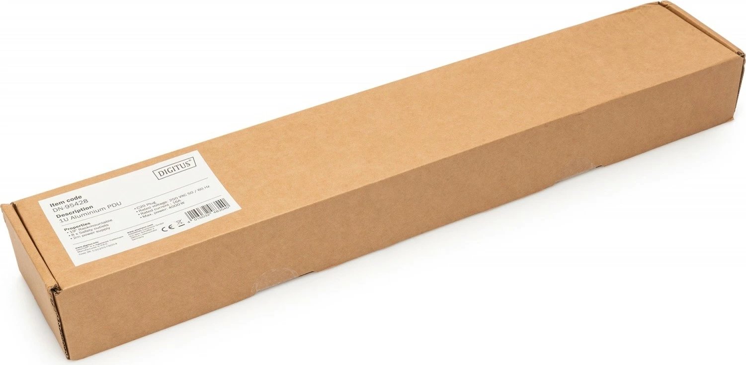 Prizë rack Digitus DN-95428, 8 dalje Schuko, 19", IEC C20, 2m, Alumini, Zi/Argjend Prizë rack Digitus DN-95428, 8 dalje Schuko, 19", IEC C20, 2m, Alumini, Zi/Argjend
