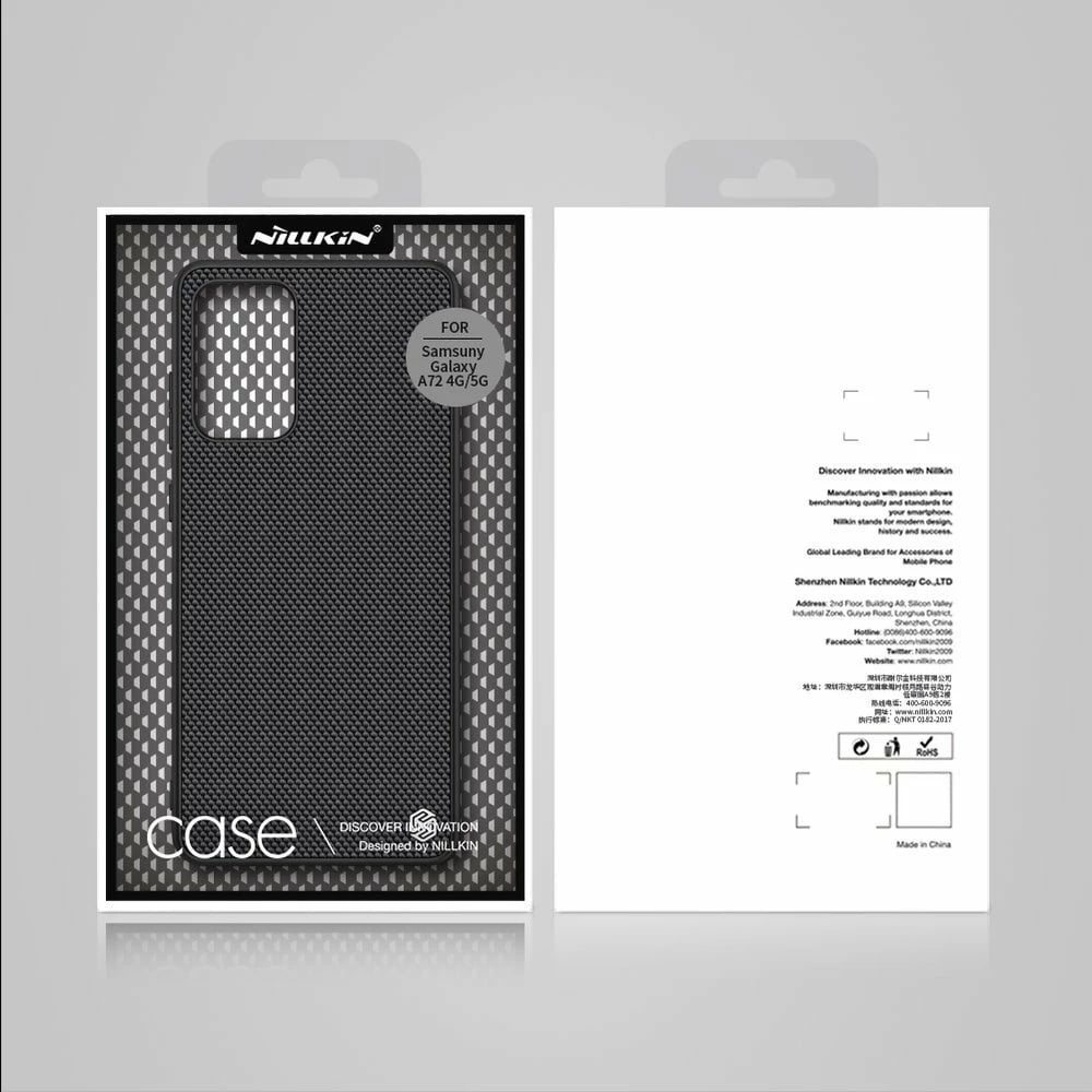 Mbështjellës Nillkin Textured Case për Samsung Galaxy A72 4G, i zi