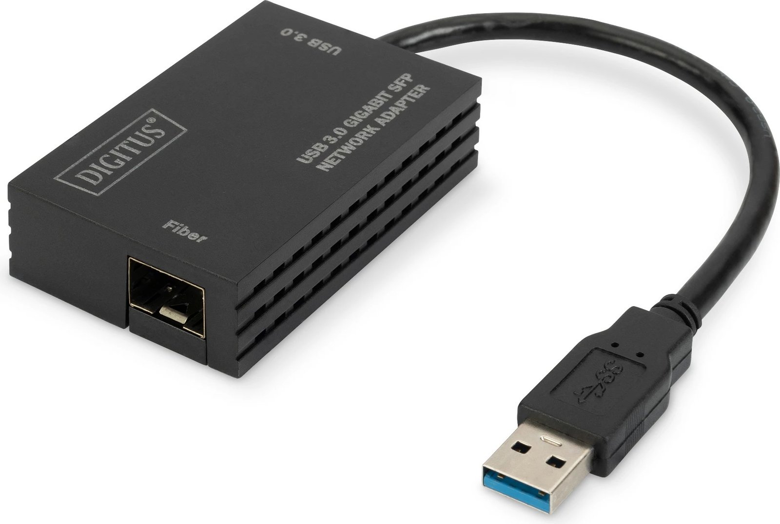 Adapter rrjeti Digitus USB 3.0 Gigabit SFP, i zi Adapter rrjeti Digitus USB 3.0 Gigabit SFP, i zi