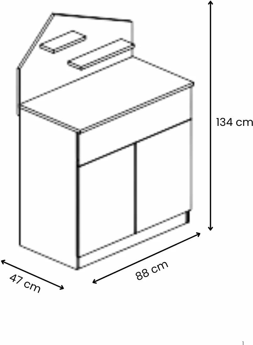 Komodë ngjyrë e gjelbër, Skye Decor, Ayder New