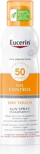 Spray për diell Eucerin Sun Dry Touch SPF50 200ml unisex