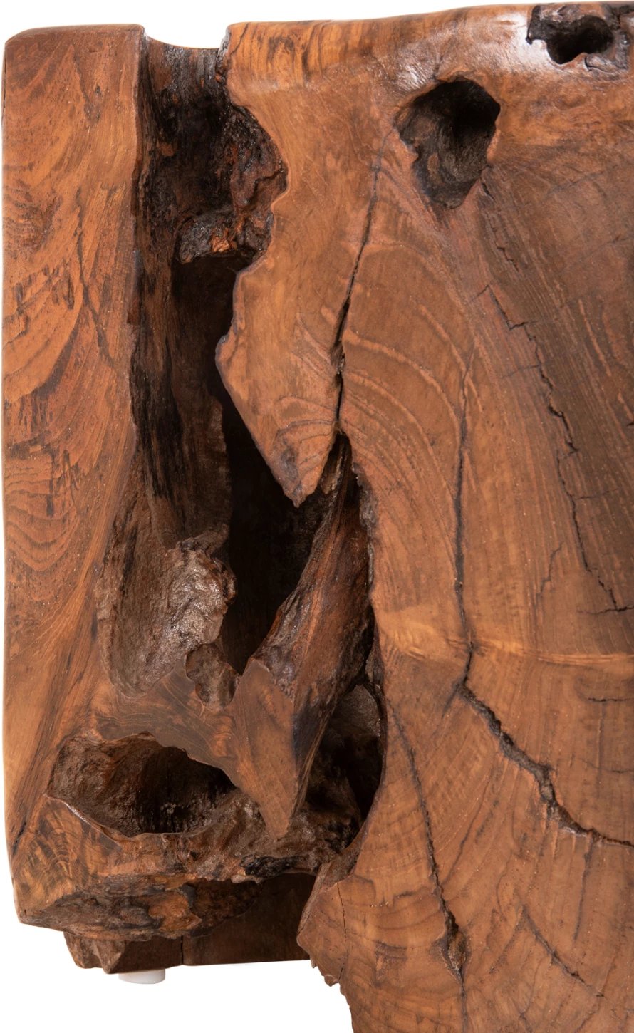 Karrige e ulët KUMO FH7893 dru TEAK ngjyrë natyrale 30x30x40Hcm