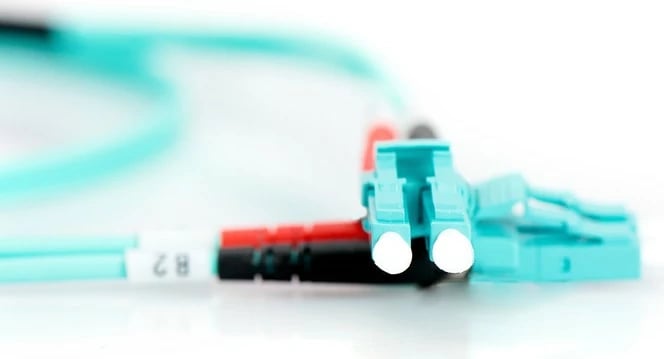 Kabllo optike Digitus DK-2533-05/3, LC-LC, 5m, Duplex, Turkuaz