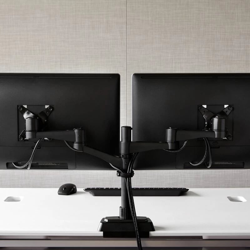 Varidesk Dual Monitor Arm 180 Ergonomic Scale