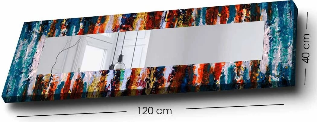 Pasqyrë dekorative murale, shumëngjyrëshe, Wallity, 40120NISMA-026