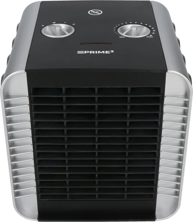 Nxehtëse me ventilator PRIME3 SFH81SL 1500W me element qeramik PTC, 2 nivele 1500/750W, termostat, gri