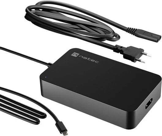 Karikues NATEC, USB-C 90W, i zi Karikues NATEC, USB-C 90W, i zi