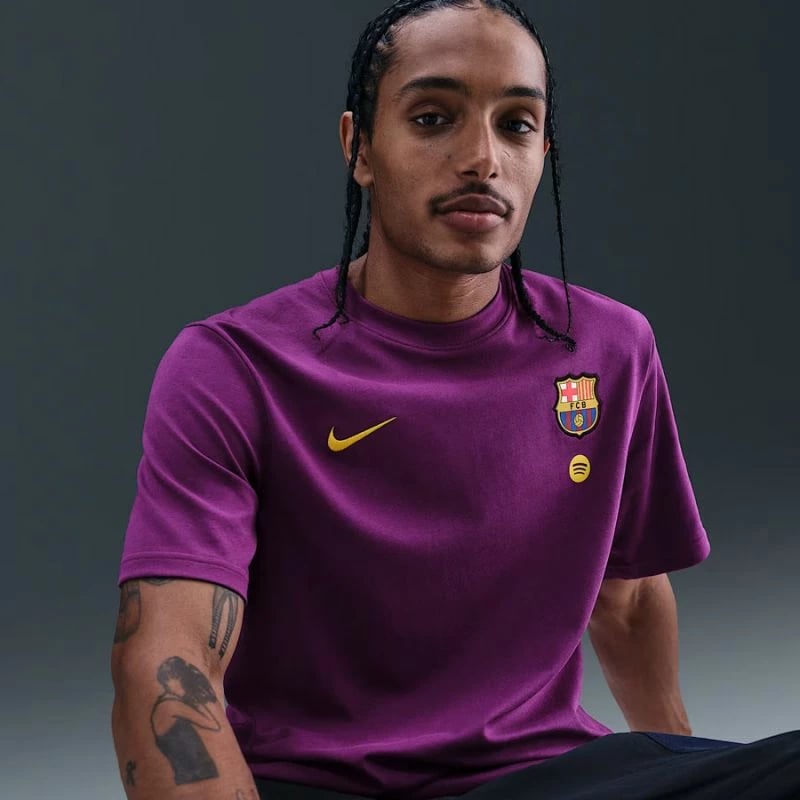 Maicë për meshkuj Nike FC Barcelona, e kuqe/vjollcë