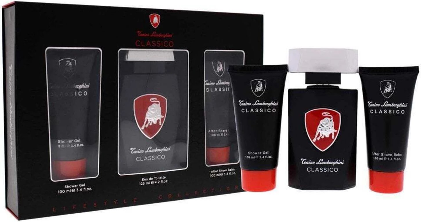 Set Eau de Toilette Tonino Lamborghini Classico unisex 125ml + Shower Gel 100ml + After Shave Balm 100ml