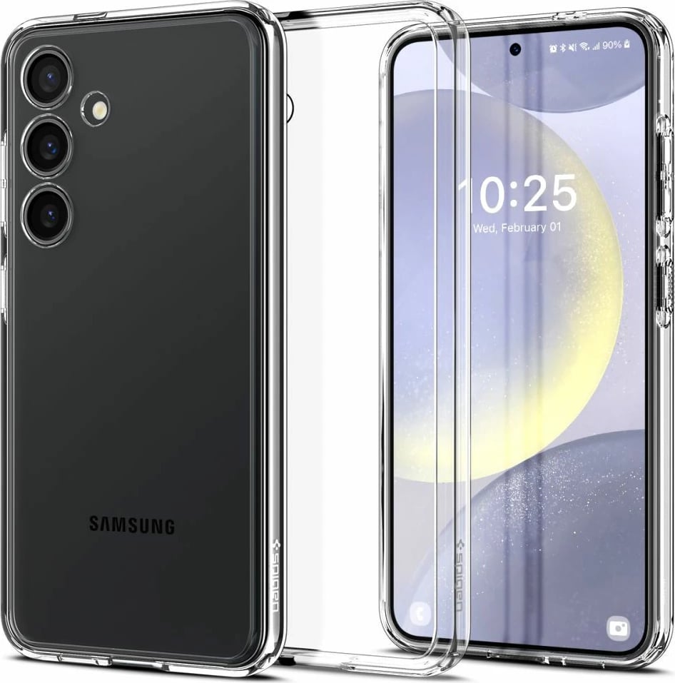 Mbështjellës Spigen Ultra Hybrid për Samsung Galaxy S24+, Transparent