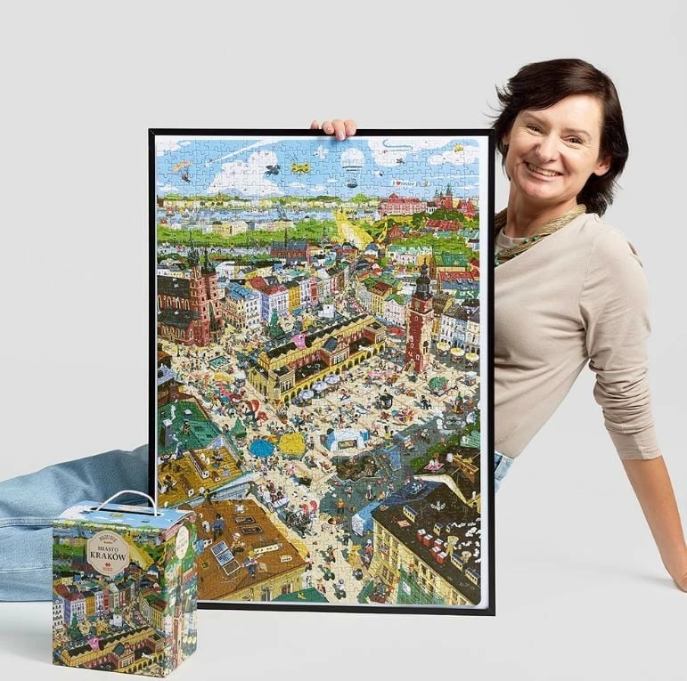 Puzzle CzuCzu Puzzlove City Kraków 1000 pjesë