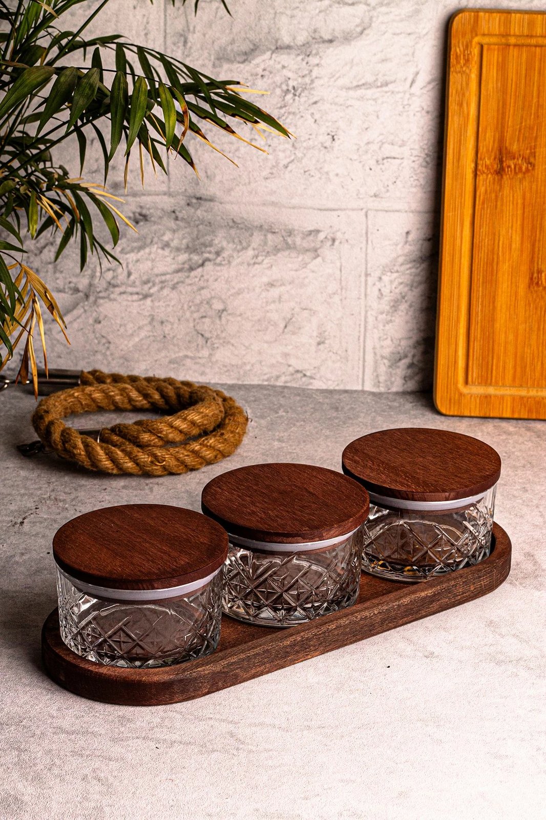 Set pjatash qelqi (7 pjesë), Hermia Concept, Milla 4 Set pjatash qelqi (7 pjesë), Hermia Concept, Milla 4
