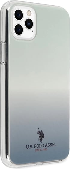 Mbështjellës U.S. Polo Assn. USHCN65TRDGLB për iPhone 11 Pro Max, Pattern Gradient, kaltër