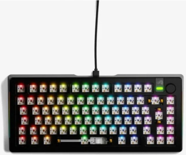 Tastierë mekanike Glorious GMMK 3 PRO barebones, e zezë