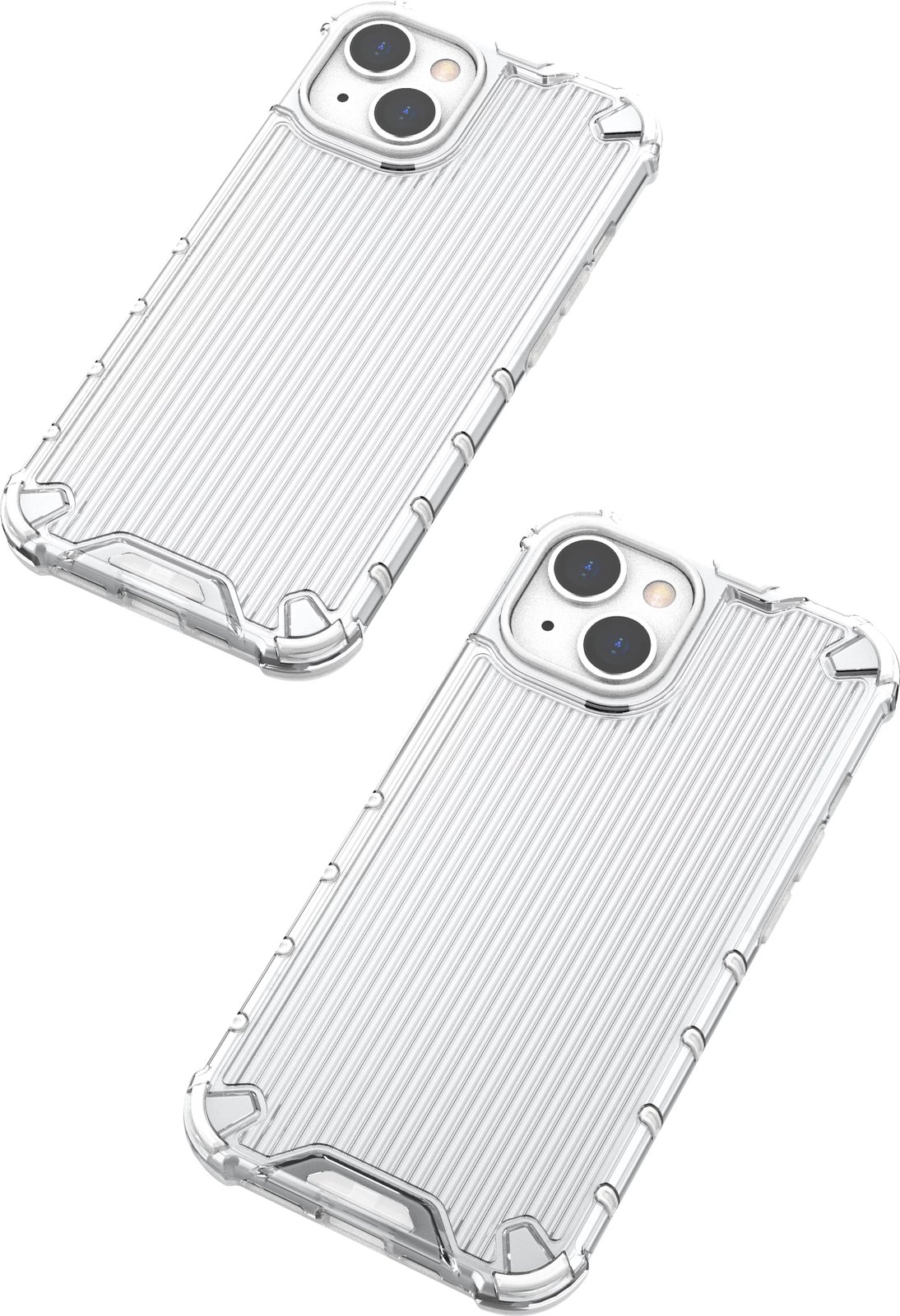 Mbështjellës Hurtel Ombre Protect Case për iPhone 14 Plus, rozë-kaltër