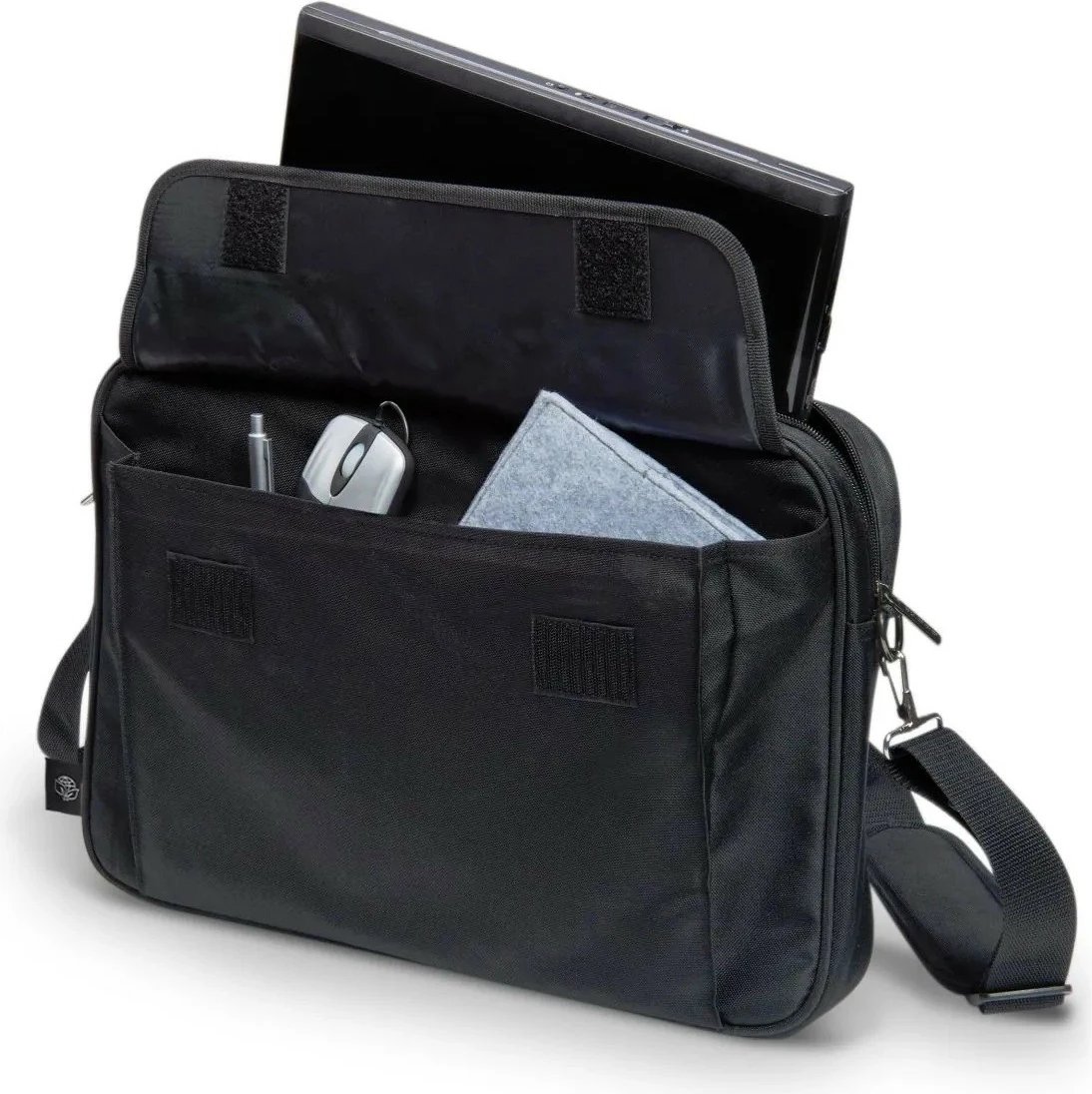Çantë laptopi, DICOTA, D30805-RPET, 14-16", toploading, me Maus 800 dpi, rPET, e zezë, set