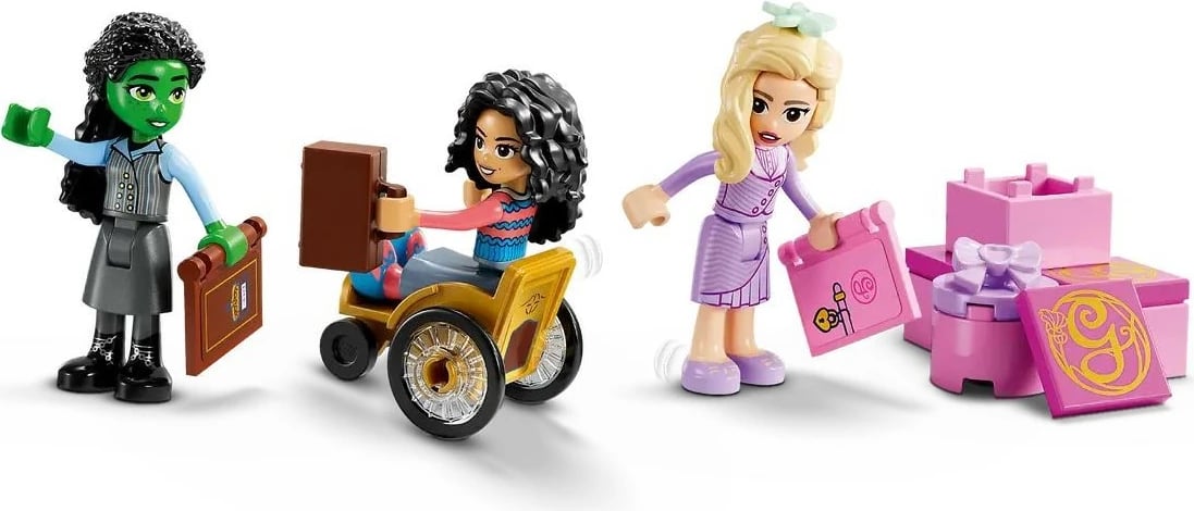 Set LEGO Wicked 75681 Glinda, Elphaba & Nessarose te Shiz University, 304 pjesë