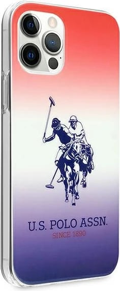 Mbështjellës U.S. Polo Assn. USHCP12LPCDGBR për iPhone 12 Pro Max, Gradient, Kuqe/Blu Mbështjellës U.S. Polo Assn. USHCP12LPCDGBR për iPhone 12 Pro Max, Gradient, Kuqe/Blu