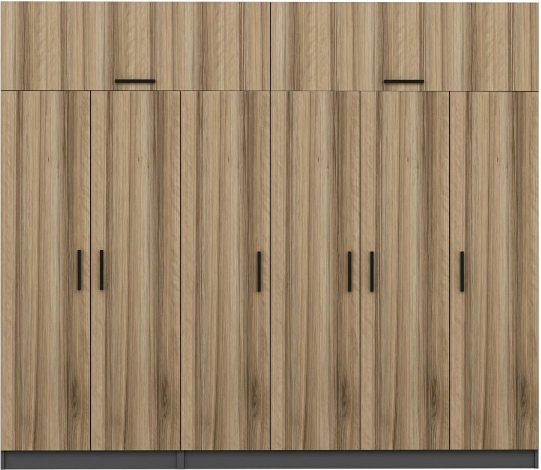 Dollap për dhomë gjumi, ngjyrë dore, Skye Decor, 5293, 270x255x52 cm