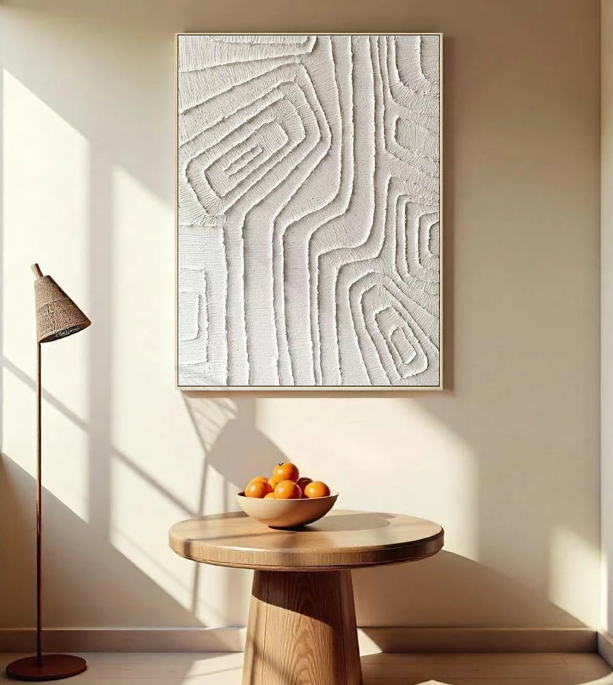 Pikturë dekorative Earth Divine, kanavacë, ngjyrë bezhë-natyrale, 75x100x4 cm