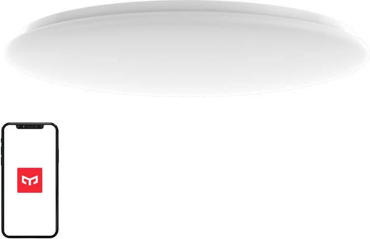 Llambë tavanore smart, Yeelight Arwen 550C YLXD013-C, 50W 4500 lm Ø598 mm, Wi‑Fi Bluetooth, 2700–6500K Ra90, me telekomandë, e bardhë