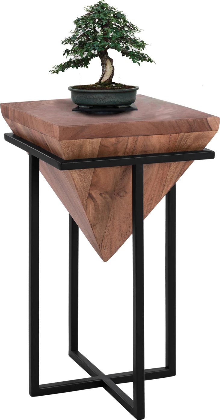 Tavolinë anësore FH8213.11 dru akacie 29X29X53Η