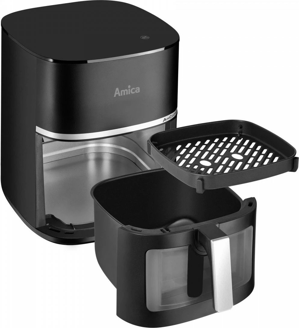 fritezë ajri Amica AFM 6020 7.2 L 1700 W 10 programe panel me prekje dritare shikimi e zezë