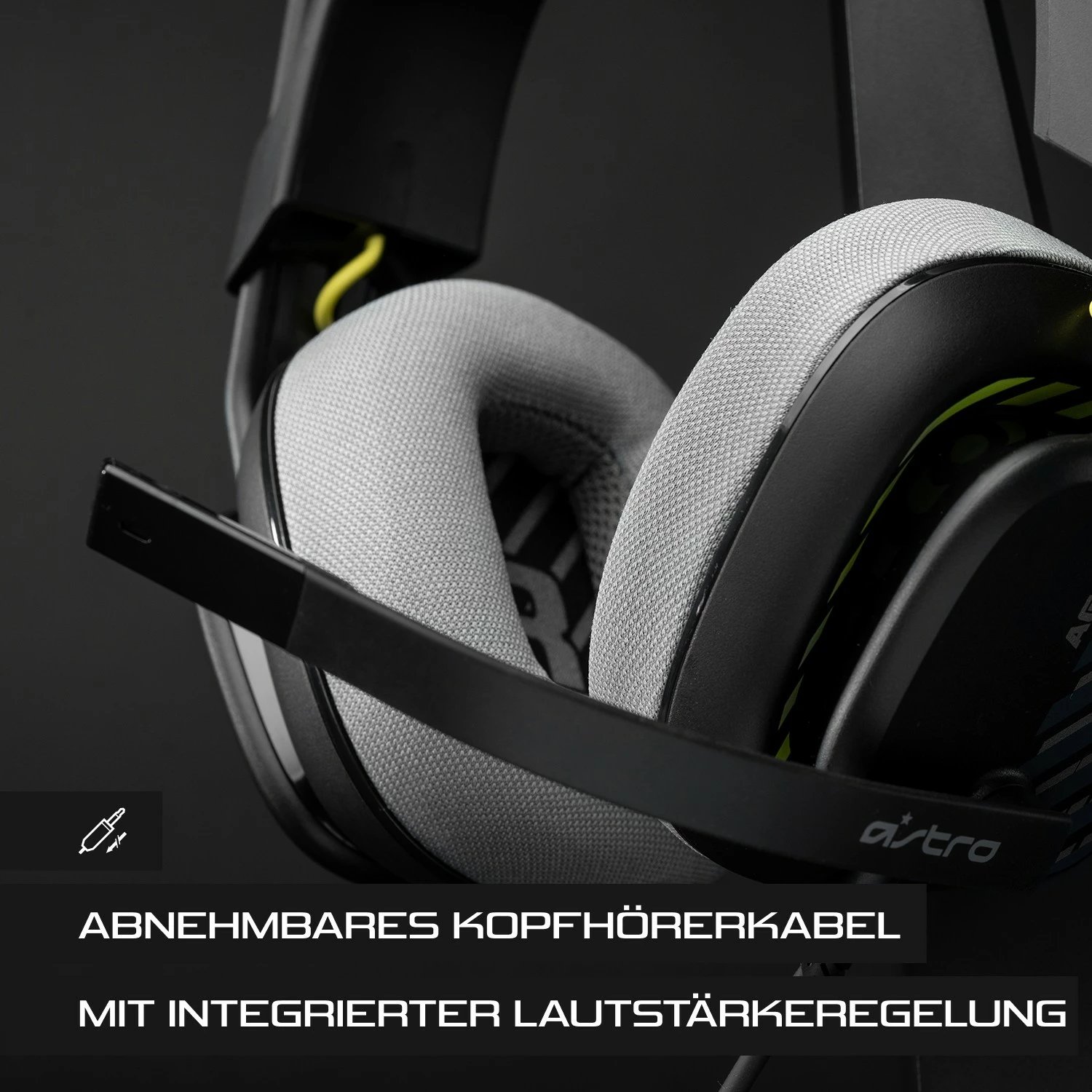 Kufje gaming Logitech Astro A10 Gen 2, me kabllo 3.5mm, e zezë