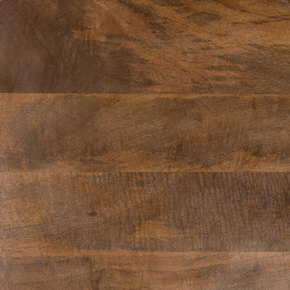 Tavolinë kafeje Pencil 87, dru arre, këmbë të zeza, 87x87x45