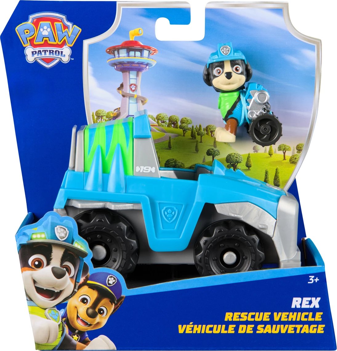 Paw Patrol Rex&apos;s Rescue Vehicle and Figure