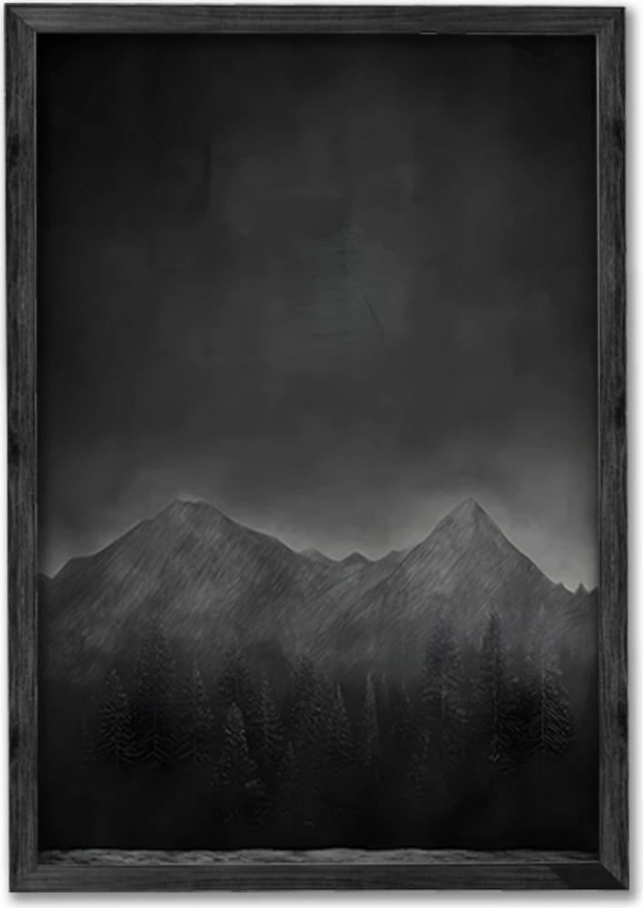 Pikturë dekorative me kornizë (3 copë), Wallity, Ersy3Syhcrv49