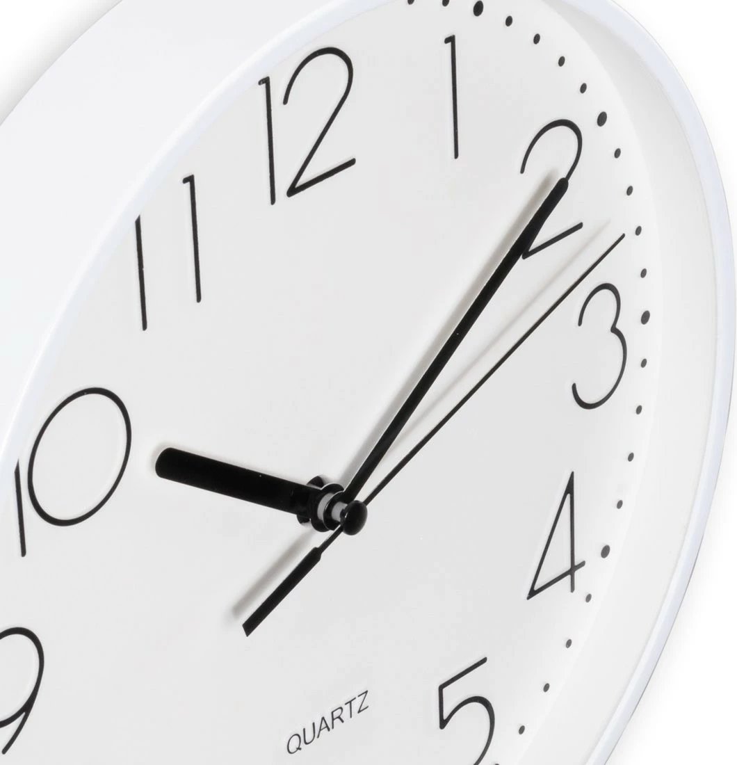 Orë muri Hama Salina 185867, analoge, 22 cm, e bardhë