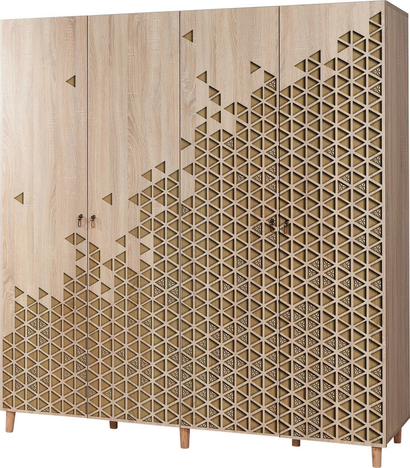 Dollap Hanah Home, İmaj-120, ngjyrë lisi Sonoma